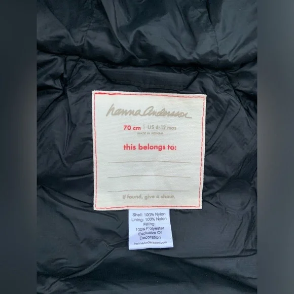 Hanna Andersson Size 70, 6-12 Months, Outer Space Explorer Snowsuit Bunting